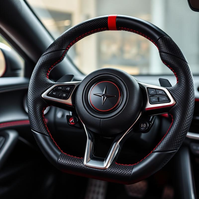 Sport Leather Steering Wheel
